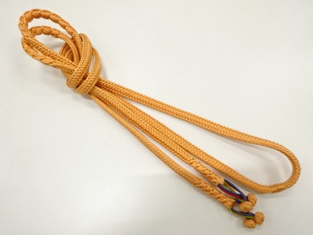 JAPANESE KIMONO / HAND-TIED OBIJIME CORD